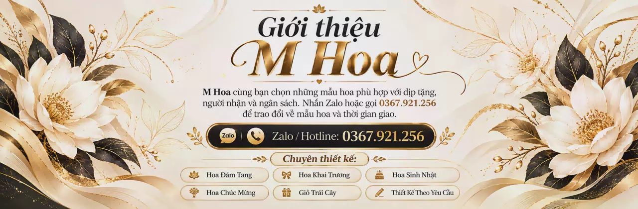 Ảnh bìa Shop hoa tươi Xã Tiên Lương Phú Thọ - Một món hoa, nhiều điều muốn nói